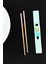 Desenli Figürlü Metal Chopstick Turuncu 2