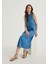 Kolsuz Denim Midi Elbise 1