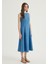 Kolsuz Denim Midi Elbise 3