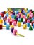 60 Parça Geometrik Şekiller Ipe Boncuk Dizme Koordinasyon Renk Algı Eğitici Oyuncak Popit 5