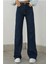 Camelia Gold Ikon 90's Koyu Mavi Lacivert Yüksek Bel Palazzo Salaş Jean Pantolon 1