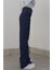 Camelia Gold Ikon 90's Koyu Mavi Lacivert Yüksek Bel Palazzo Salaş Jean Pantolon 3