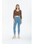 Snow Açık Kar Mavi Yüksek Bel Toparlayıcı Dar Paça Skinny Power Likralı Kot Pantalon 1