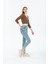 Snow Açık Kar Mavi Yüksek Bel Toparlayıcı Dar Paça Skinny Power Likralı Kot Pantalon 3