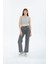 Kar Yıkama Kar Gri Likralı Süper Yüksek Bel Wide Leg Salaş Jeans Palazzo Pantolon 1