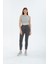 Açık Gri Yüksek Bel Toparlayıcı Dar Paça Skinny Power Likralı Kot Pantalon 1