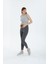 Açık Gri Yüksek Bel Toparlayıcı Dar Paça Skinny Power Likralı Kot Pantalon 2