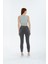 Açık Gri Yüksek Bel Toparlayıcı Dar Paça Skinny Power Likralı Kot Pantalon 5
