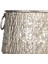 Kabartma Desenli Metal Çiçeklik Kazan Saksı Gümüş Eskitme 32X24,5 Cm. 2