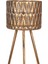 Kabartma Damla Desenli Metal Çiçeklik Saksı Altın Eskitme 29X79 Cm. 5