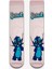 Pembe Stitch Renkli Erkek Çorap 1