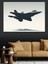 Gölge Jet Uçağı Dekoratif Kanvas - Mdf Ahşap Tablo 1