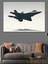 Gölge Jet Uçağı Dekoratif Kanvas - Mdf Ahşap Tablo 3