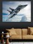 Jet Uçağı Gökyüzünde Dekoratif Kanvas - Mdf Ahşap Tablo 3