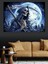 Ölüm Meleği Ay Işığında Dekoratif Kanvas - Mdf Ahşap Tablo 1