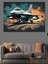 Jet Uçağı Dekoratif Kanvas - Mdf Ahşap Tablo 3