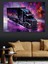 Neon Tır Grafiti Sanatı Dekoratif Kanvas - Mdf Ahşap Tablo 1