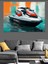 Jet Ski Tasarımı Dekoratif Kanvas - Mdf Ahşap Tablo 2