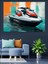 Jet Ski Tasarımı Dekoratif Kanvas - Mdf Ahşap Tablo 4
