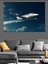 Küçük Jet Uçağı Dekoratif Kanvas - Mdf Ahşap Tablo 2