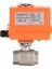 DN15-1/2" 24 V Dc Elektrikli Aktüatörlü Dişli Küresel Vana 2 Parçalı 1