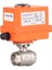 DN15-1/2" 24 V Dc Elektrikli Aktüatörlü Dişli Küresel Vana 2 Parçalı 2