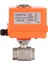 DN15-1/2" 24 V Dc Elektrikli Aktüatörlü Dişli Küresel Vana 2 Parçalı 3