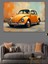 Sarı Vosvos Araba Dekoratif Kanvas - Mdf Ahşap Tablo 4
