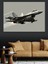 Askeri Jet Uçağı Dekoratif Kanvas - Mdf Ahşap Tablo 4