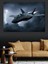Gölge Jet Uçağı Dekoratif Kanvas - Mdf Ahşap Tablo 2