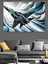Jet Uçağı Dekoratif Kanvas - Mdf Ahşap Tablo 2