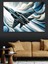 Jet Uçağı Dekoratif Kanvas - Mdf Ahşap Tablo 3