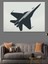 Gölge Jet Uçağı Dekoratif Kanvas - Mdf Ahşap Tablo 2