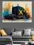 Sanatsal Siyah Tır Dekoratif Kanvas - Mdf Ahşap Tablo 2