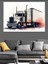 Tır Yolculuğu Dekoratif Kanvas - Mdf Ahşap Tablo 3