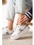 D2501 Kadın Sneaker Spor Ayakkabı Düz Tabanlı 1
