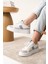 D2501 Kadın Sneaker Spor Ayakkabı Düz Tabanlı 2