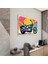 Exel Home Arabalar Cam Tablo - Motosikletler - Yatay Motif 04-006 3