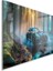 Exel Home Arabalar Cam Tablo - Spor Arabalar - Yatay Motif 03-030 2