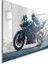Exel Home Arabalar Cam Tablo - Motosikletler - Yatay Motif 04-046 2