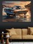 Retro Klasik Spor Araba Dekoratif Kanvas - Mdf Ahşap Tablo 2