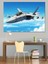 Jet Uçağı Dekoratif Kanvas - Mdf Ahşap Tablo 2