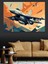 Soyut Jet Uçağı Dekoratif Kanvas - Mdf Ahşap Tablo 4