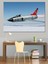 Askeri Jet Uçağı Dekoratif Kanvas - Mdf Ahşap Tablo 3