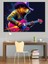 Gitar Çalan Ayı Dekoratif Kanvas - Mdf Ahşap Tablo 3