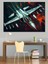 Jet Savaş Uçakları Havada Dekoratif Kanvas - Mdf Ahşap Tablo 1