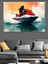 Deniz Üzerinde Jet Ski Dekoratif Kanvas - Mdf Ahşap Tablo 1