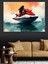Deniz Üzerinde Jet Ski Dekoratif Kanvas - Mdf Ahşap Tablo 2