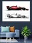 Kırmızı Formula 1 Araç Tasarımı Dekoratif Kanvas - Mdf Ahşap Tablo 4