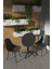 Tilia Plastik Bahçe Balkon Bistro Seti Katlanır masa 60 x 60 cm 2